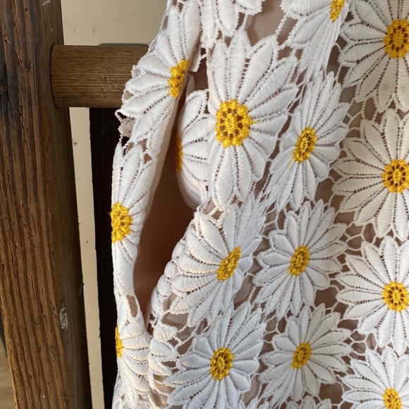 ABS by Allen Schwartz Daisy SUNFLOWER Summer Dress  XS MADE IN USA NEW - Picture 9 of 14